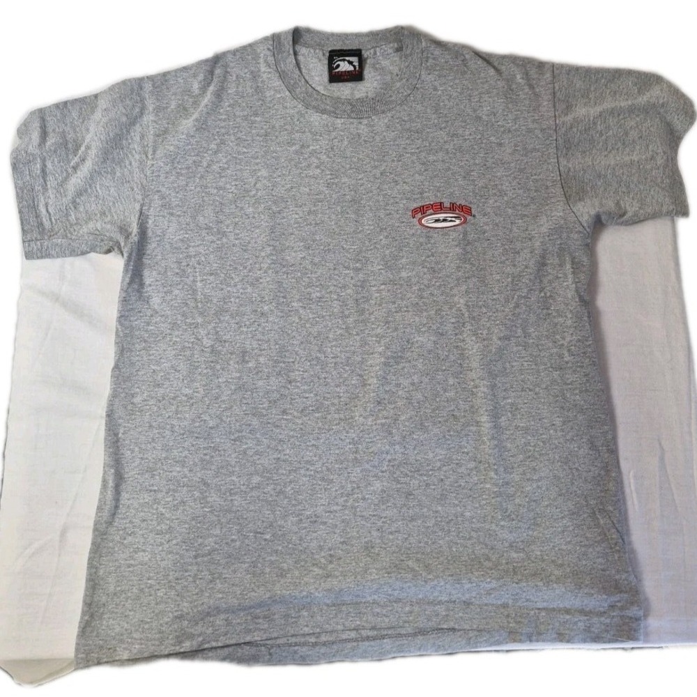 Vintage 90's Pipeline USA T Shirt Rare Size XL Longboard Pro Surfer Pipeline